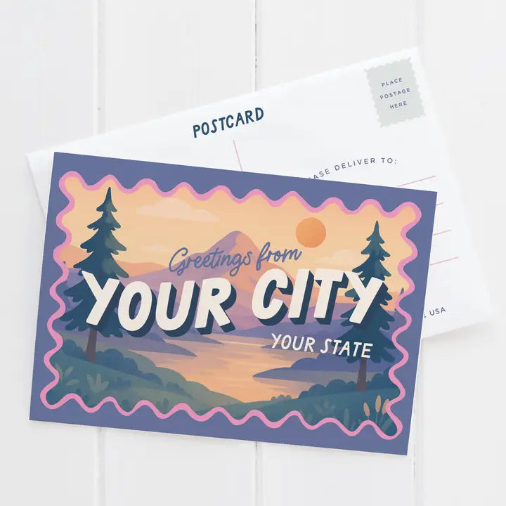 Spokane Mountain Scenery Postcard