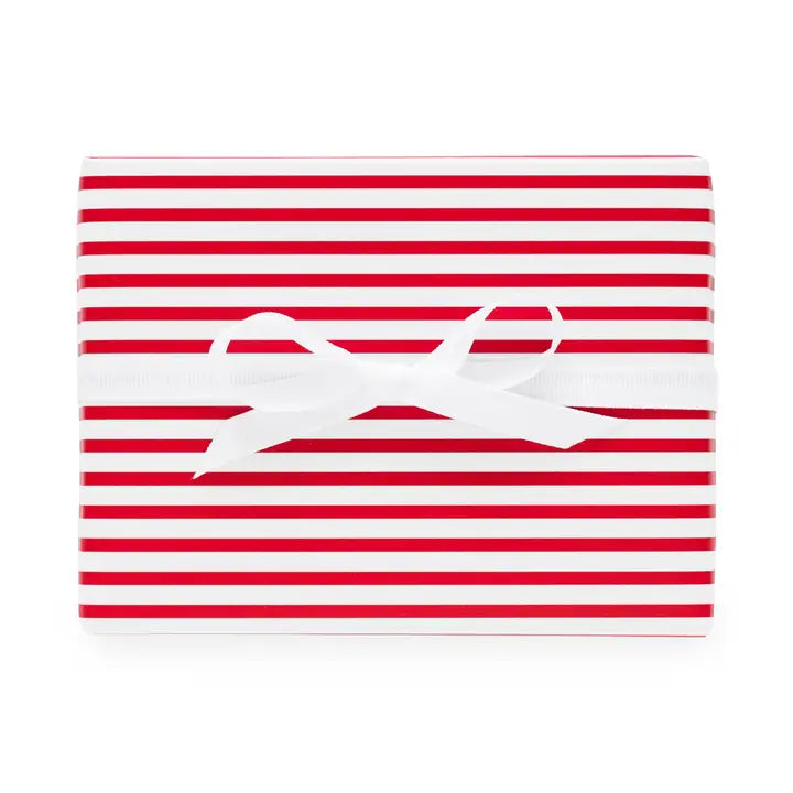 Holiday Gift Wrap Rolls, Red Stripe
