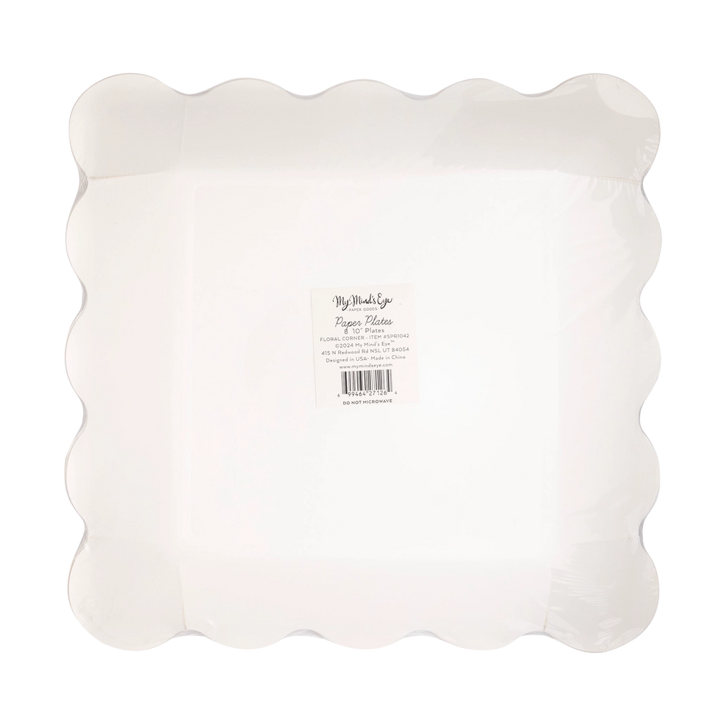 Floral Corner Plate