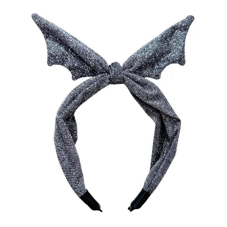 SHIMMER BAT TIE HEADBAND