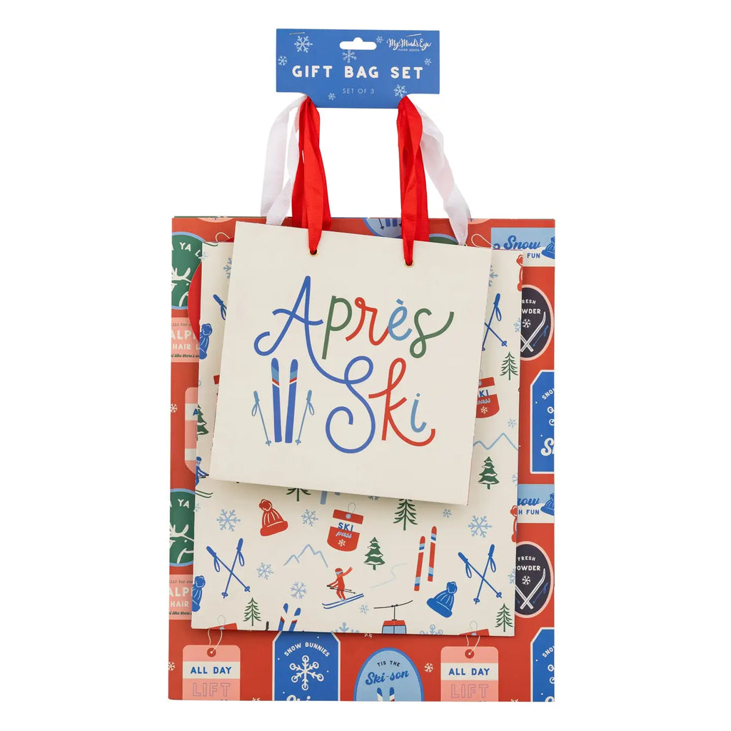 Apres Ski Christmas Gift Bag Set