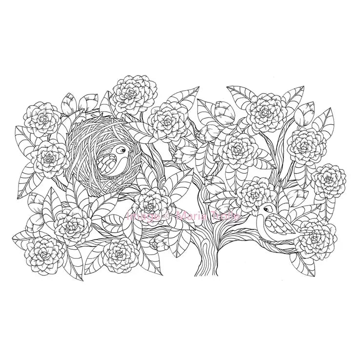 TWILIGHT GARDEN COLORING BOOK