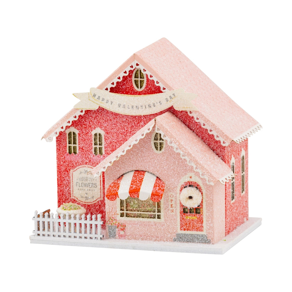 Valentine Flower Shop Heavyweight Paperboard House