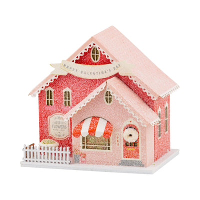 Valentine Flower Shop Heavyweight Paperboard House
