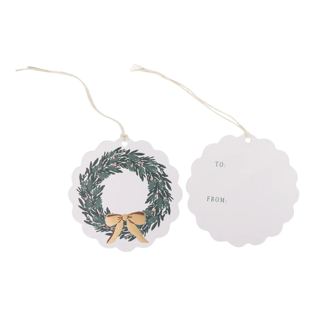 Christmas Wreath Gift Tags