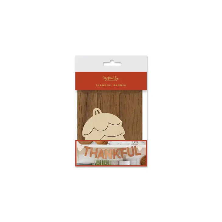 HARVEST/THANKSGIVING WOOD BANNER