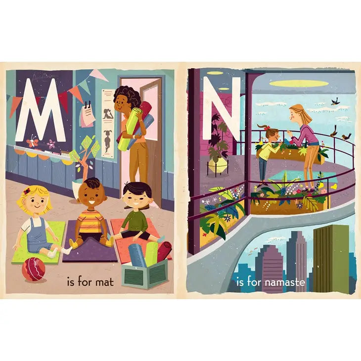 Y IS FOR YOGA: ALPHABET BOARD BOOK