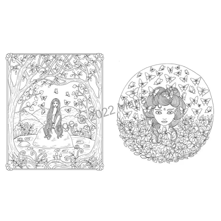 MOON VALLEY COLORING BOOK