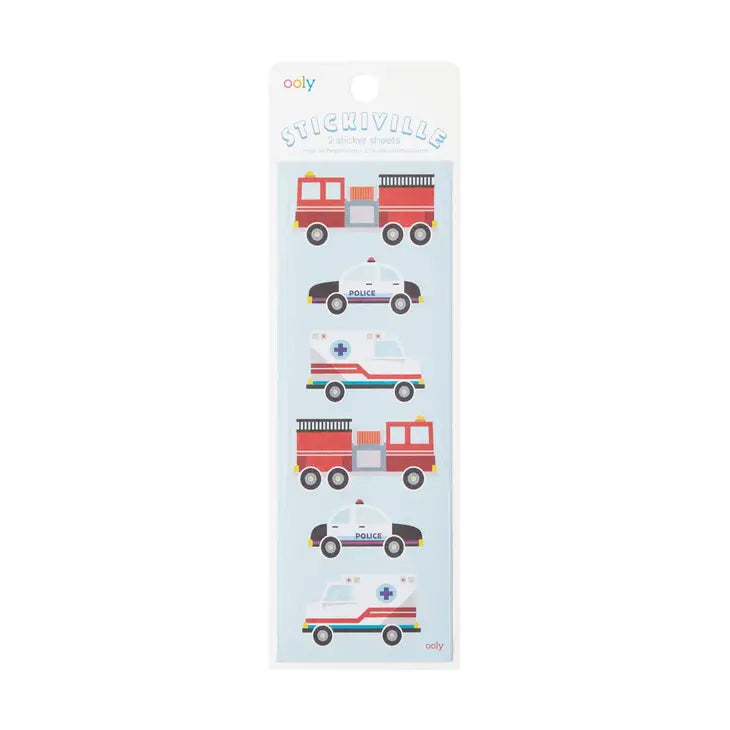 STICKIVILLE HELPING VEHICLES