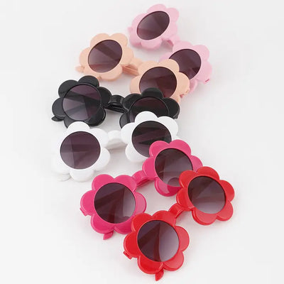 ROUND FLOWER SUNGLASSES