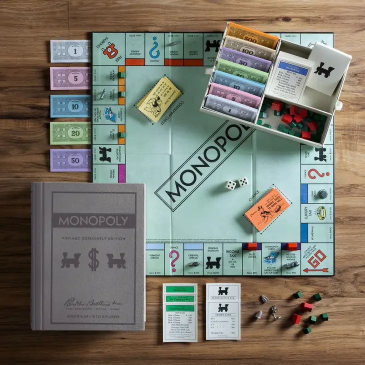 MONOPOLY VINTAGE BOOKSHELF EDITION