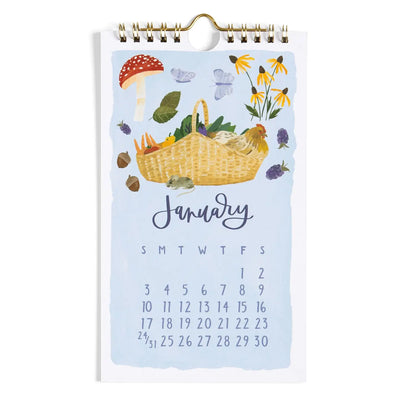 2027 Flora & Fauna Petite Hanging Wall Calendar