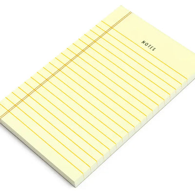 Yellow Notes 4x6 Notepad