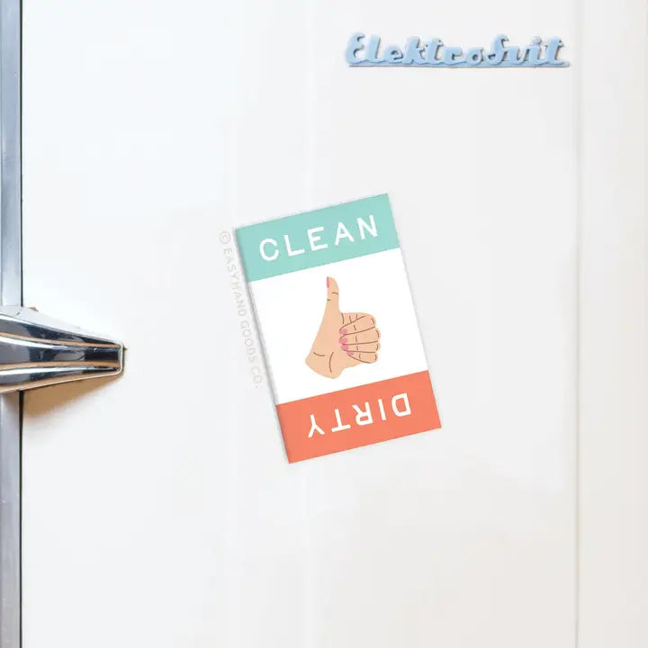 Dirty Clean Thumbs Up/Down Dishwasher Refrigerator Magnet