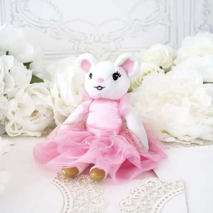 CLARIS THE CHICEST MOUSE IN PARIS - 8" PINK PLUSH TOY