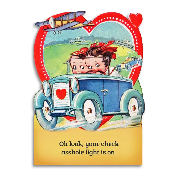 Check Asshole Light Card
