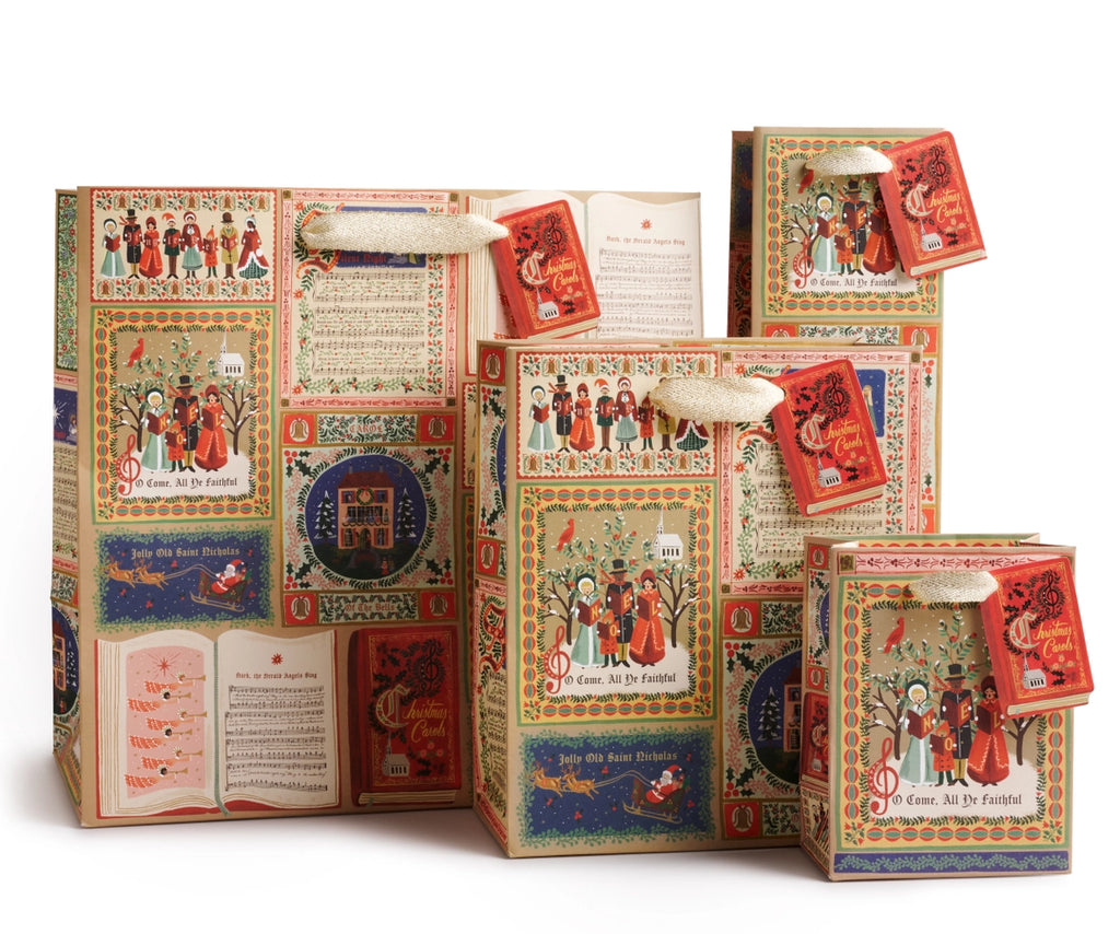 Christmas Carols Gift Bag - Large