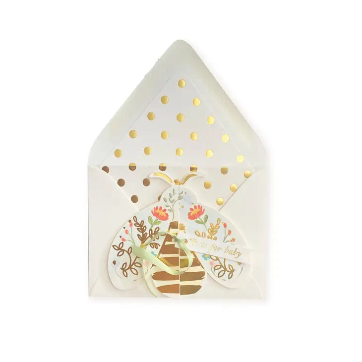 BEE IS FOR BABY GREETING CARD