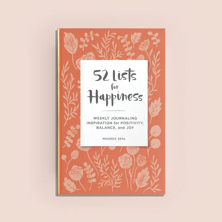 52 LISTS FOR HAPPINESS JOURNAL (FLORAL PATTERN)