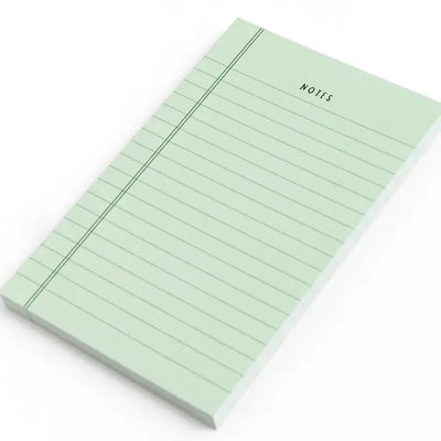 Green Notes 4x6 Notepad