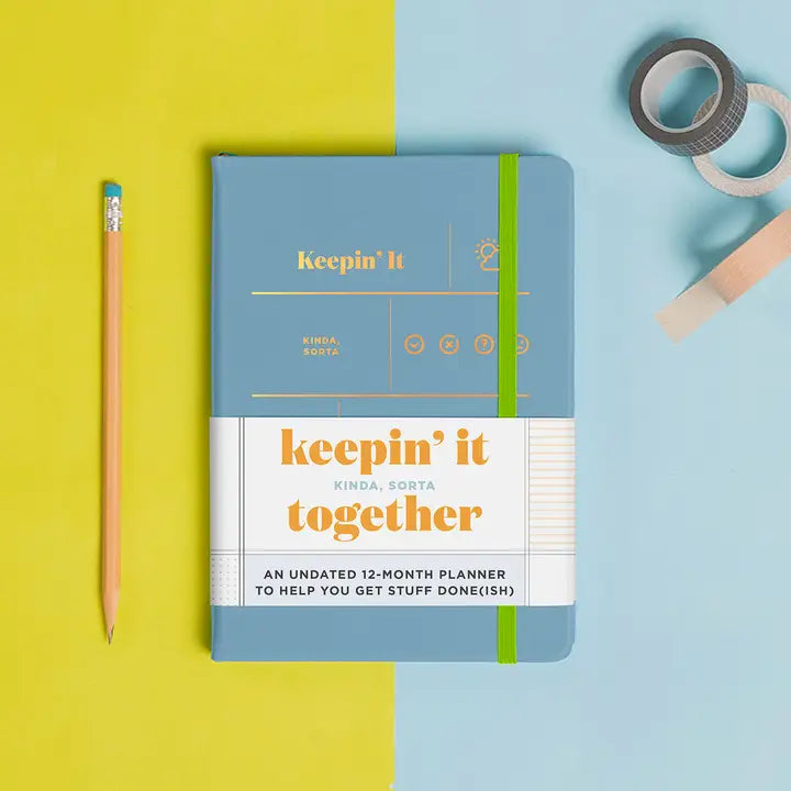 KEEPIN’ IT KINDA, SORTA TOGETHER LARGE HARDCOVER PLANNER