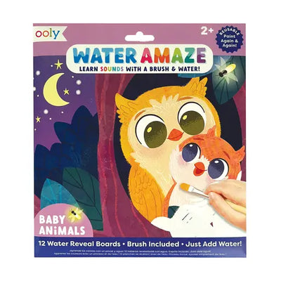 WATER AMAZE WATER REVEAL BOARDS - BABY ANIMALS (13 PC SET)