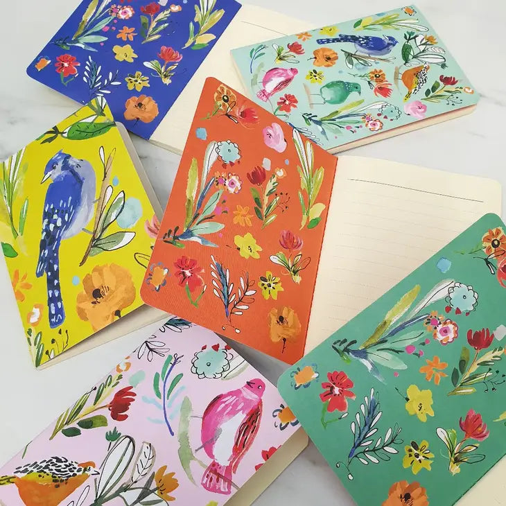 BIRD LIFE A6 SOFTBACK NOTEBOOKS BUNDLE