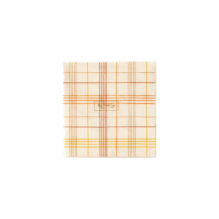 HARVEST FALL SCENE COCKTAIL NAPKIN