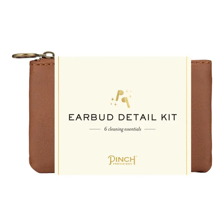 Earbud Detail Kit | Vegan Leather, Unique Tech Gifts in Cognac Vegan Leather