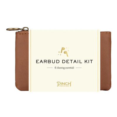 Earbud Detail Kit | Vegan Leather, Unique Tech Gifts in Cognac Vegan Leather