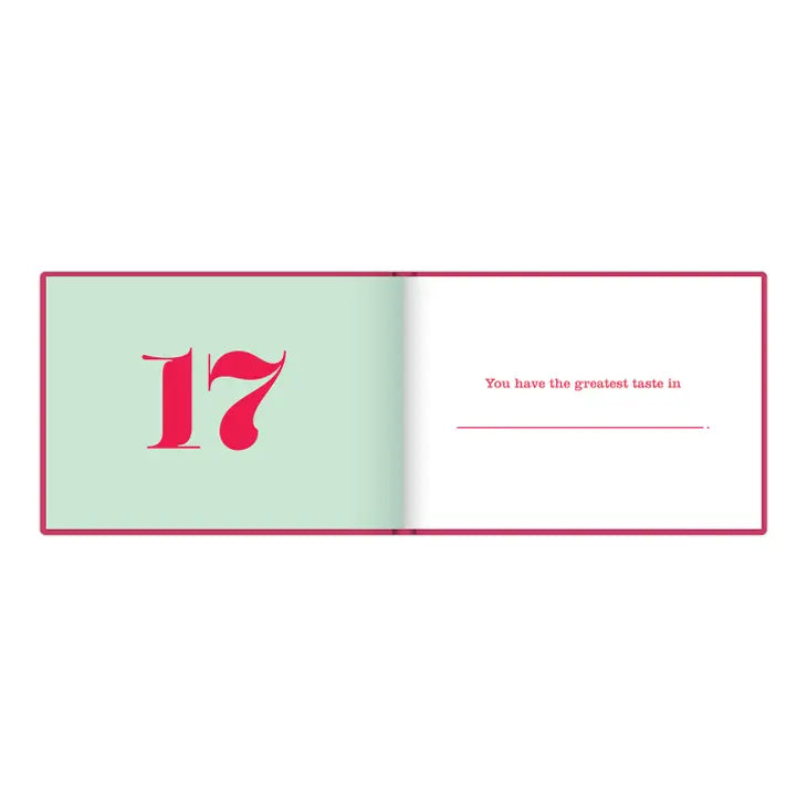 WHAT I LOVE ABOUT YOU (FILL IN THE LOVE BOOK)