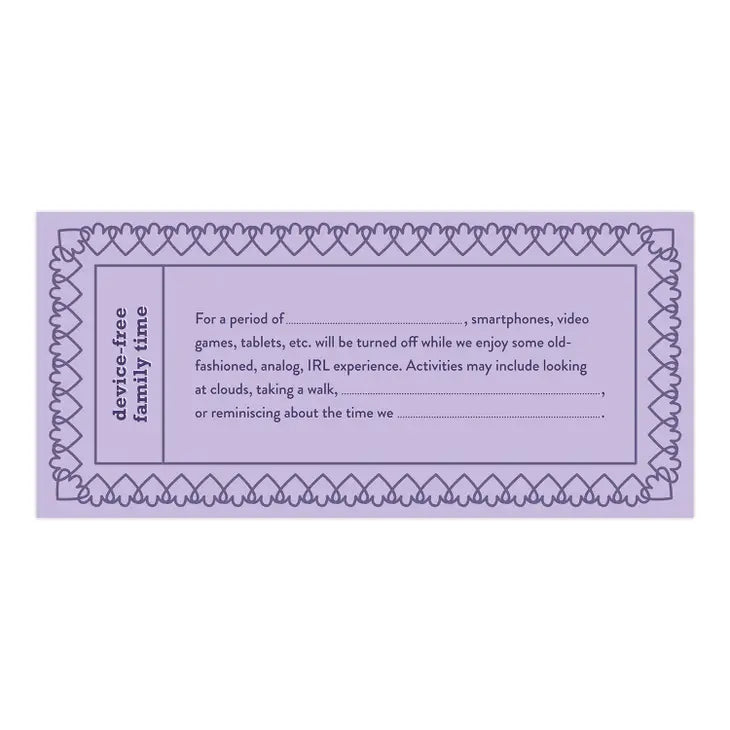 FILL IN THE LOVE MOM VOUCHERS