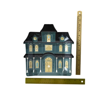 HAUNTED VILLAGE MANSION SHAPED PAPER PLATE - Final Sale