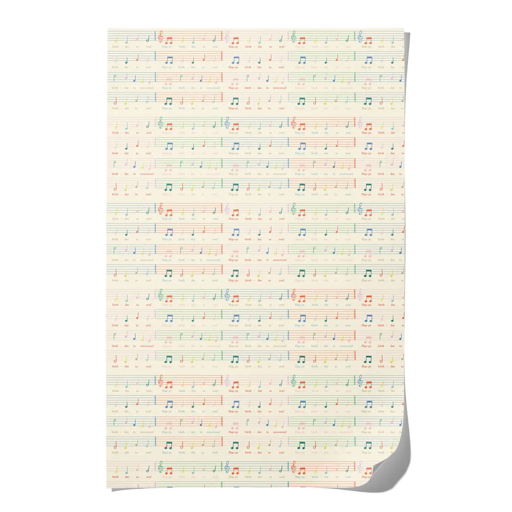 Birthday Song Birthday Wrapping Paper