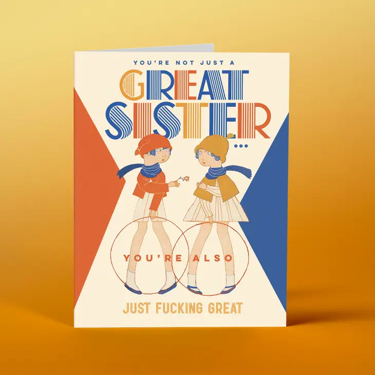GREAT SISTER CARD