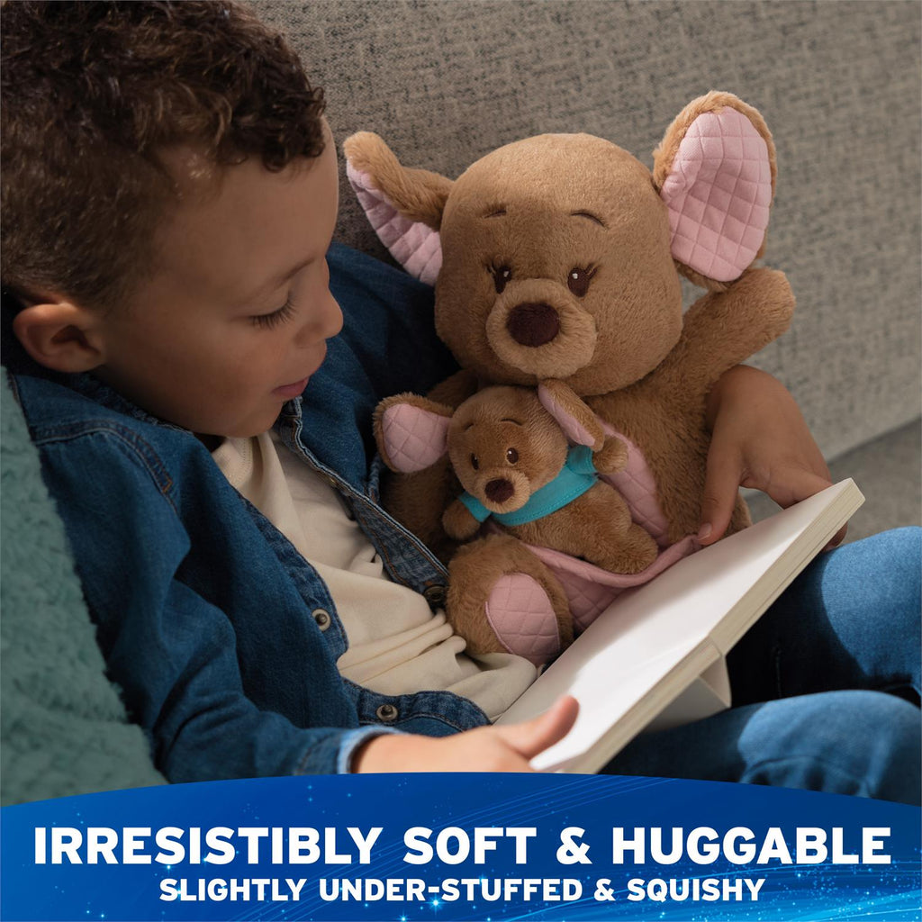 Disney Oh So Snuggly Kanga & Roo, 12.5"
