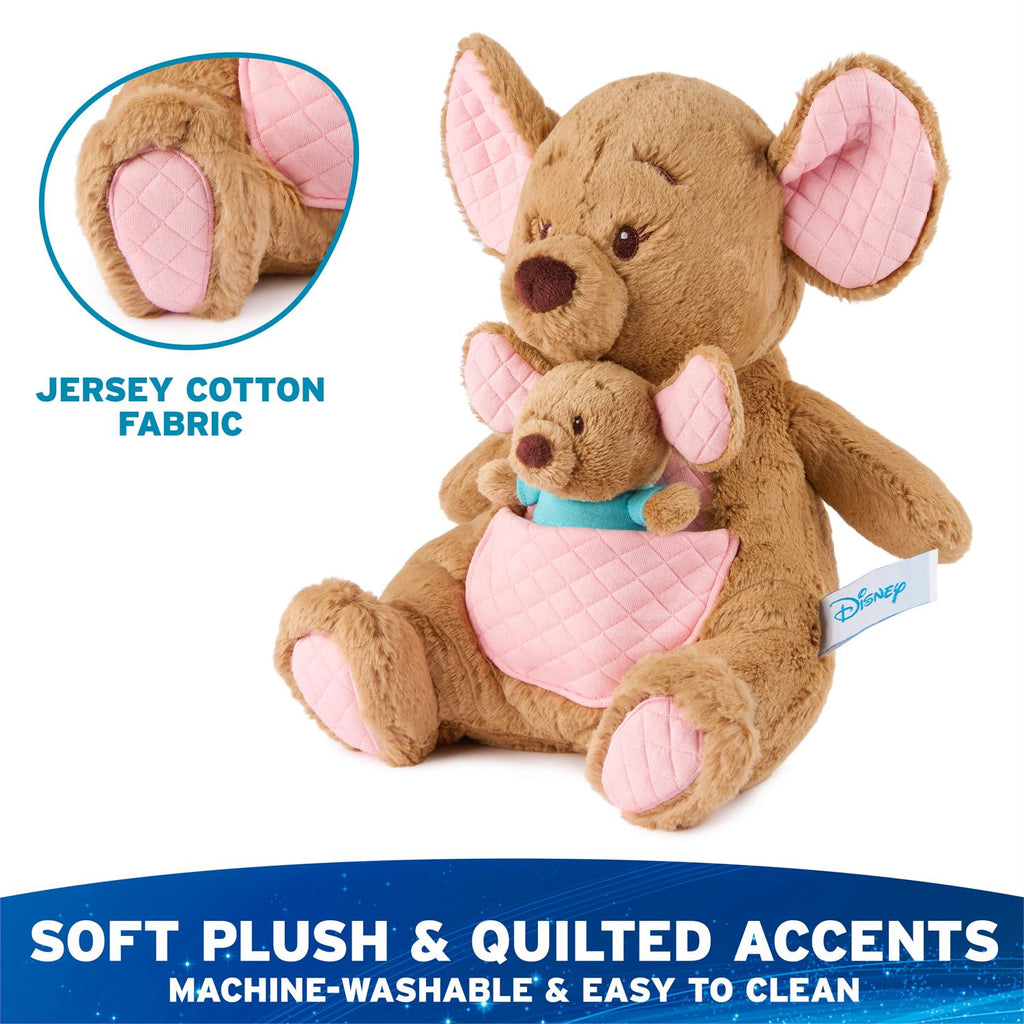 Disney Oh So Snuggly Kanga & Roo, 12.5"