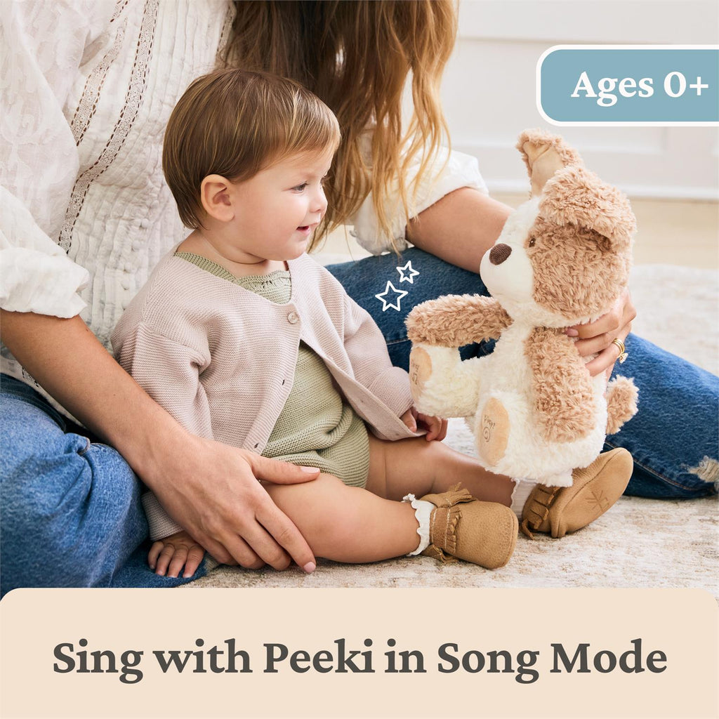Animated Peeki the Puppy, 12"