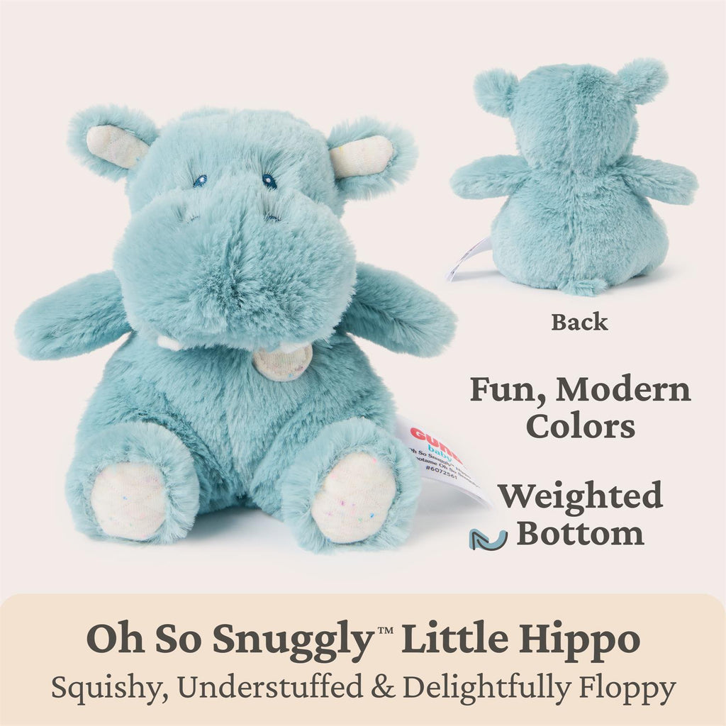 Oh So Snuggly Littles: Hippo, 7"