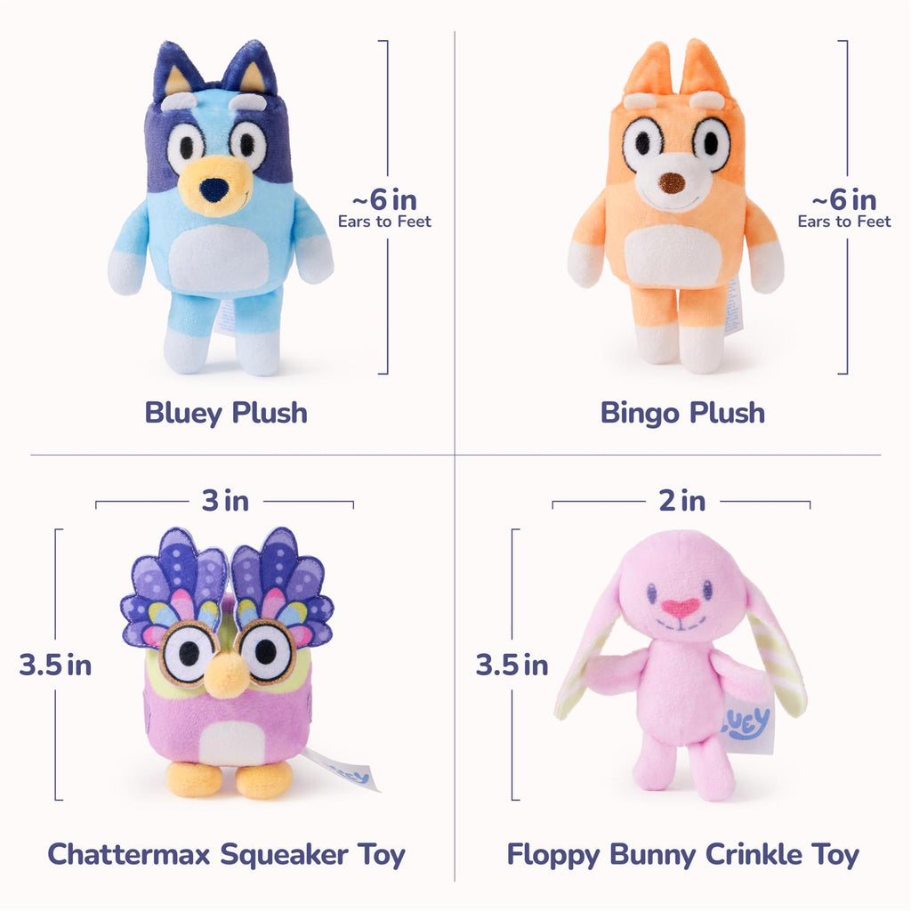Bluey 5-Piece Playset, 7"