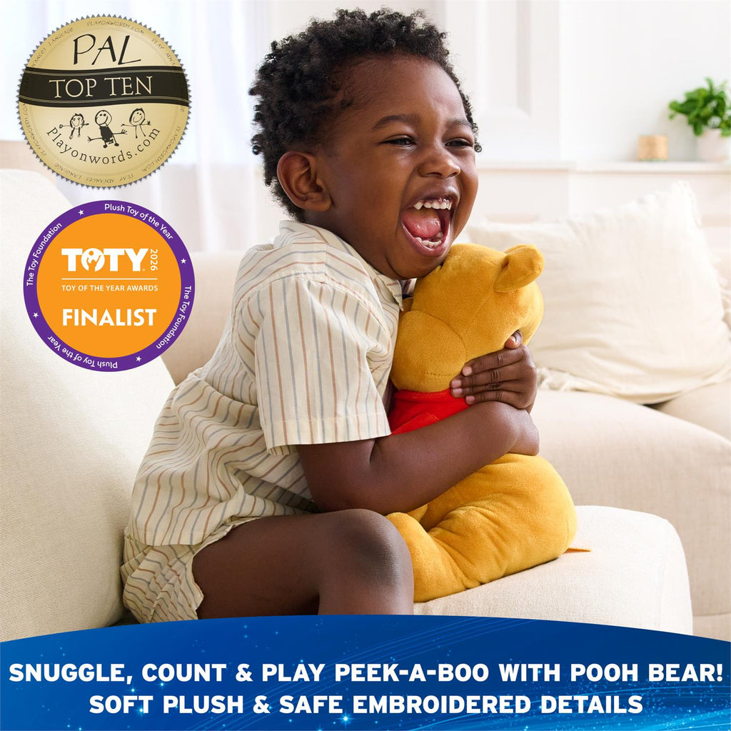 Peek-a-Boo Winnie the Pooh Animated Plush, 11"