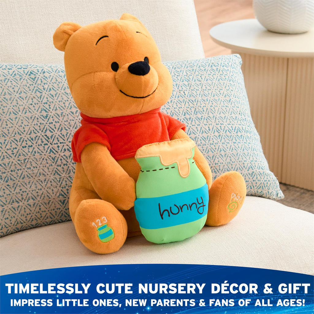 Peek-a-Boo Winnie the Pooh Animated Plush, 11"