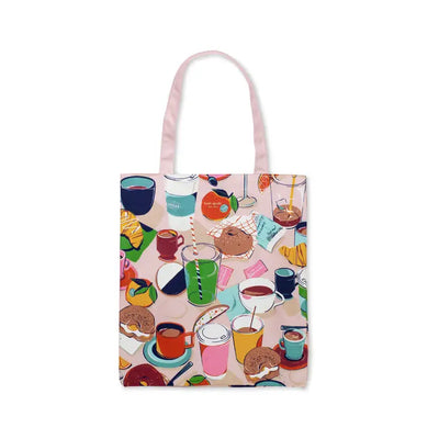 CANVAS BOOK TOTE - RISE AND SHINE