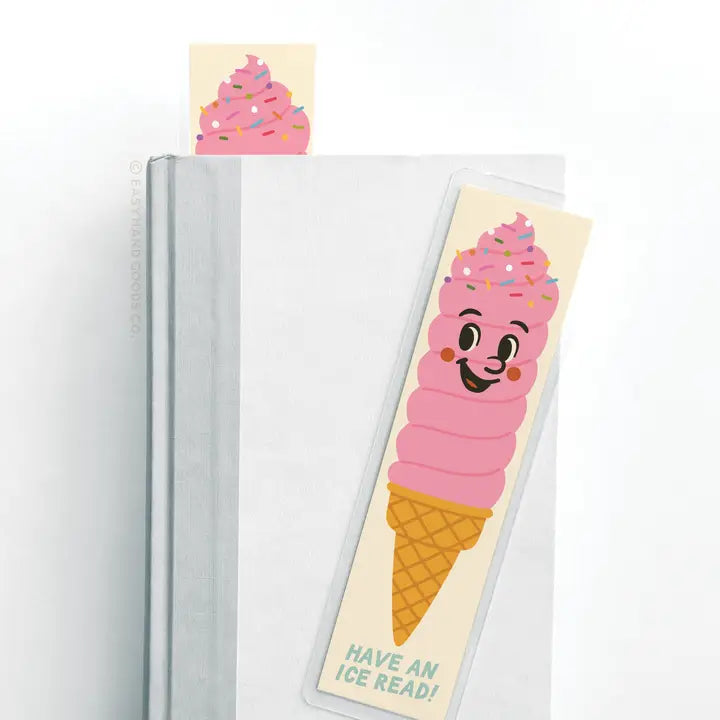 Have An Ice Read Ice Cream Laminated Bookmark