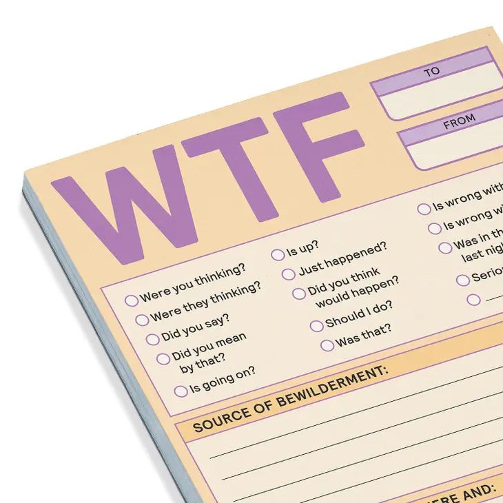 WTF NIFTY NOTE PAD (PASTEL)