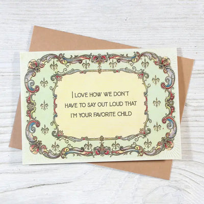 Favorite Child Card
