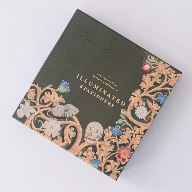 SKULL ILLUMINATION LUXURY STATIONERY SET