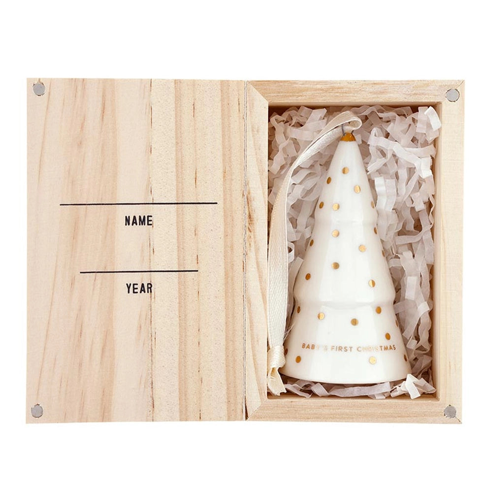 Baby's First Christmas Ornament - Christmas Tree
