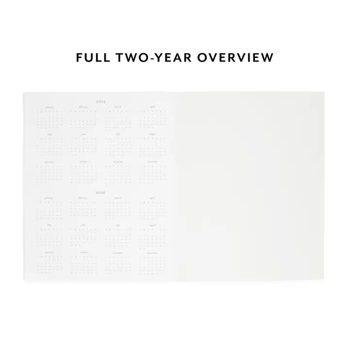 2026 Black Swiss Dot Monthly Planner