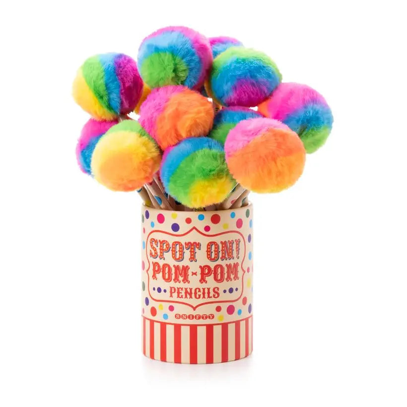 SPOT ON POM POM PENCILS